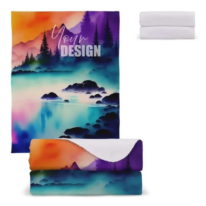 Polar fleece blanket sublimation 130x170 cm 290g/m² - LT90102 (gadzety reklamowe)